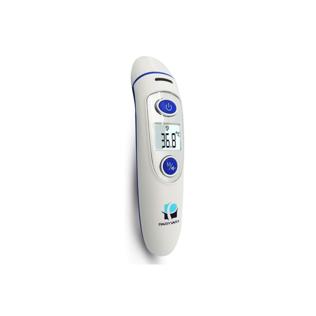 Digital medical forehead and ear thermometer