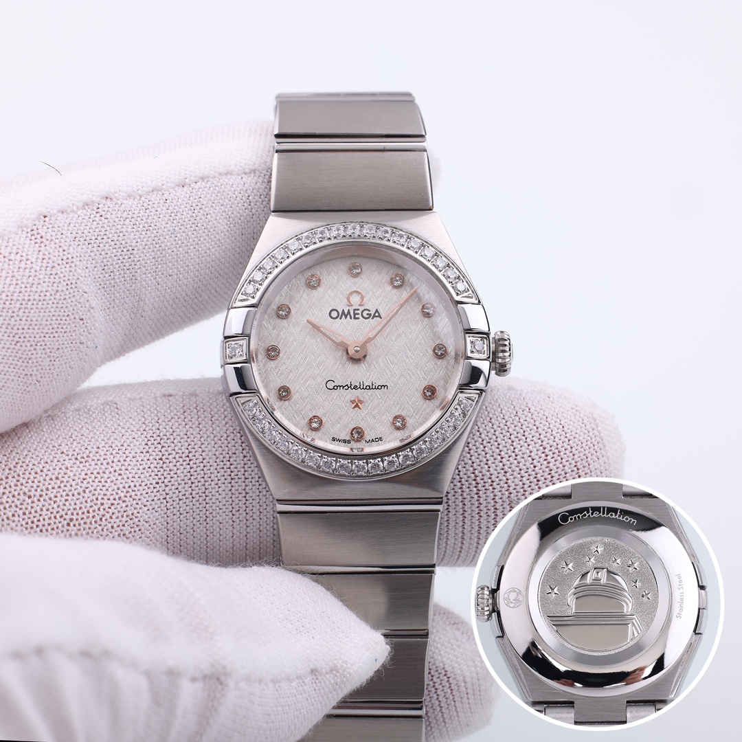 Women`s Omega 131.15.25.60.55.001 Constellation Quartz 24mm-copy-3