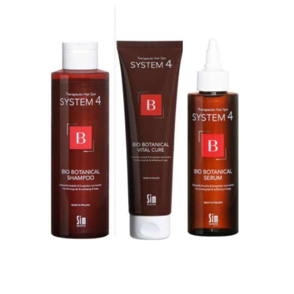 SIM SENSITIVE набір від випадіння волосся System 4 Bio Botanical Set