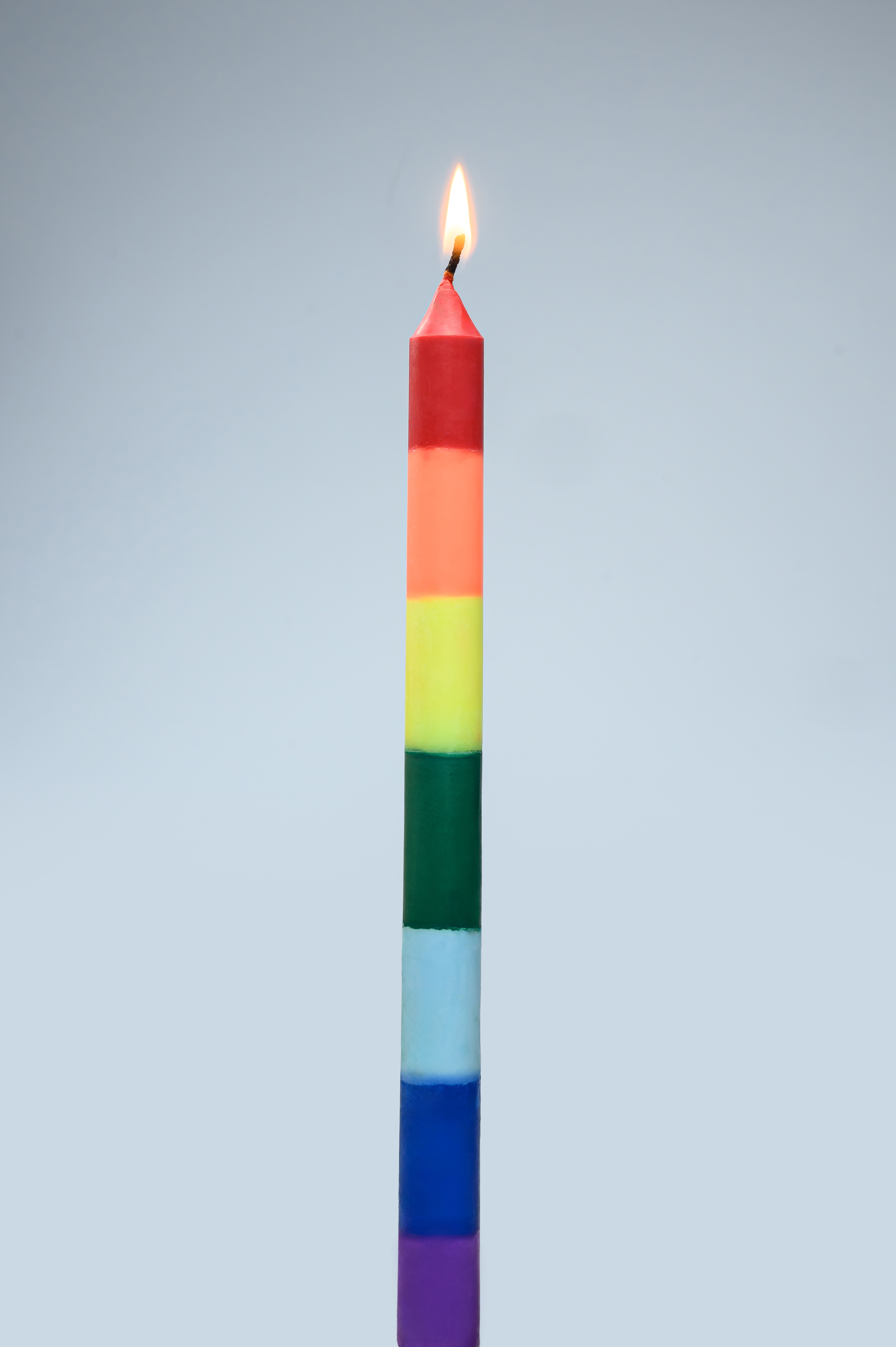 7-Color Pride Candle, Set of 3