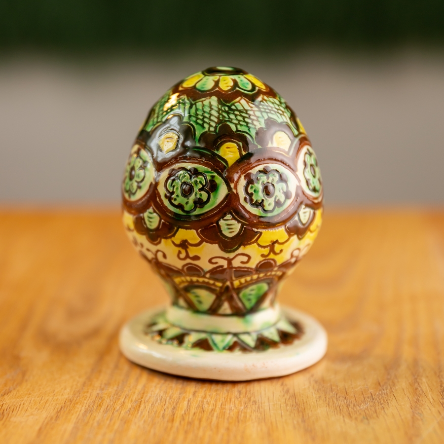 Великодня керамічна писанка, 11 см