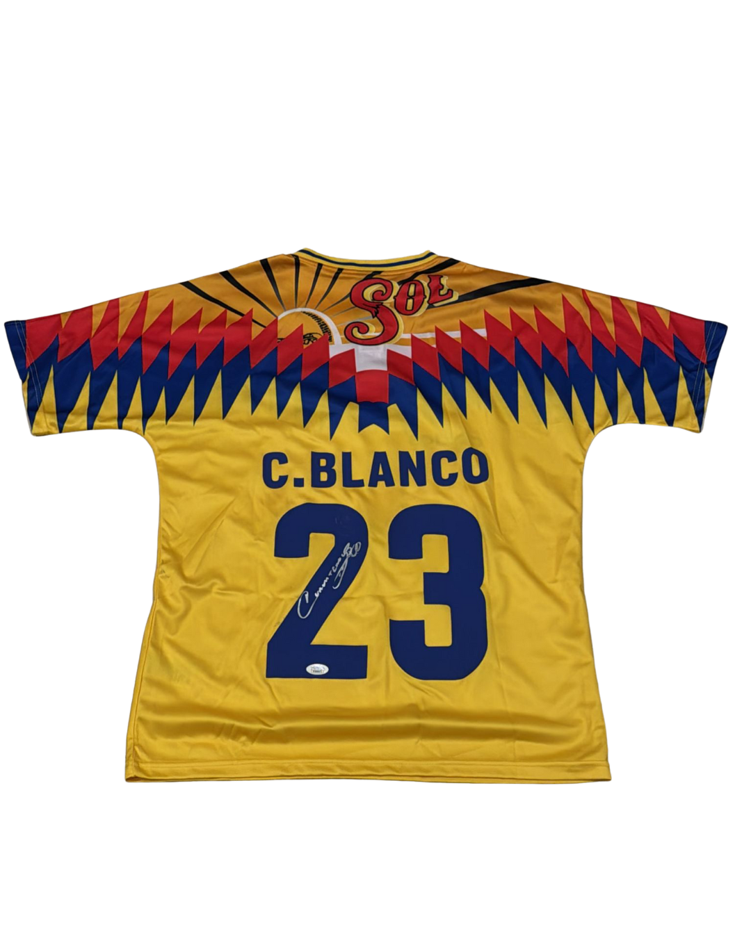 JERSEY CUAUHTÉMOC BLANCO  SIGNED CERTIFICADO BECKETT