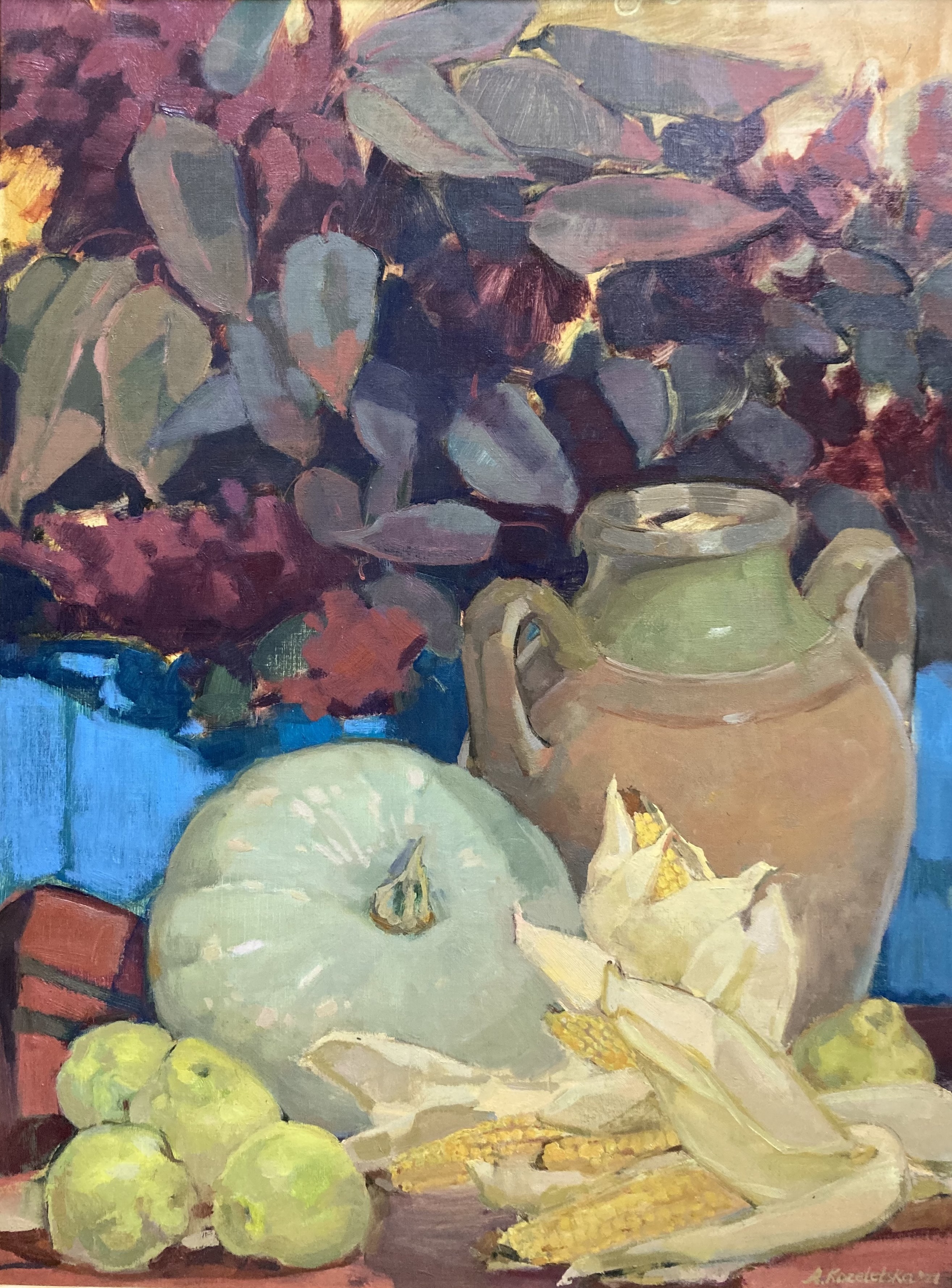 Colorful autumn, 2021, 80x60 sm, oil on canvas