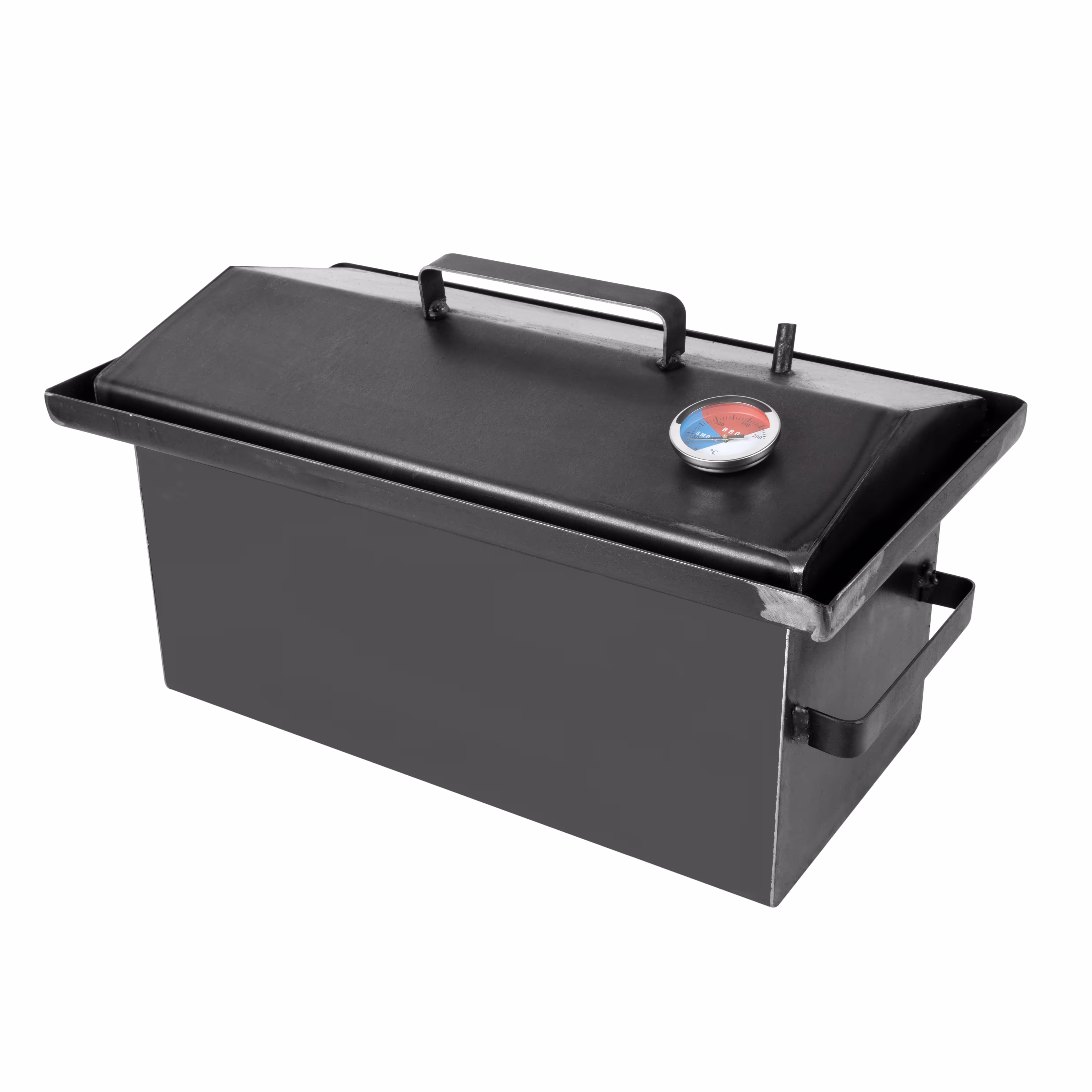 Коптильня Домашня міні + термометр | товщина – 2мм | 450х250х250мм