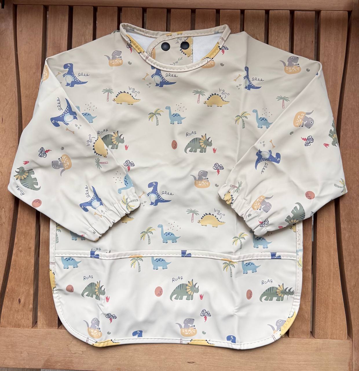 Фартушок з екошкіри з 2 застібками 