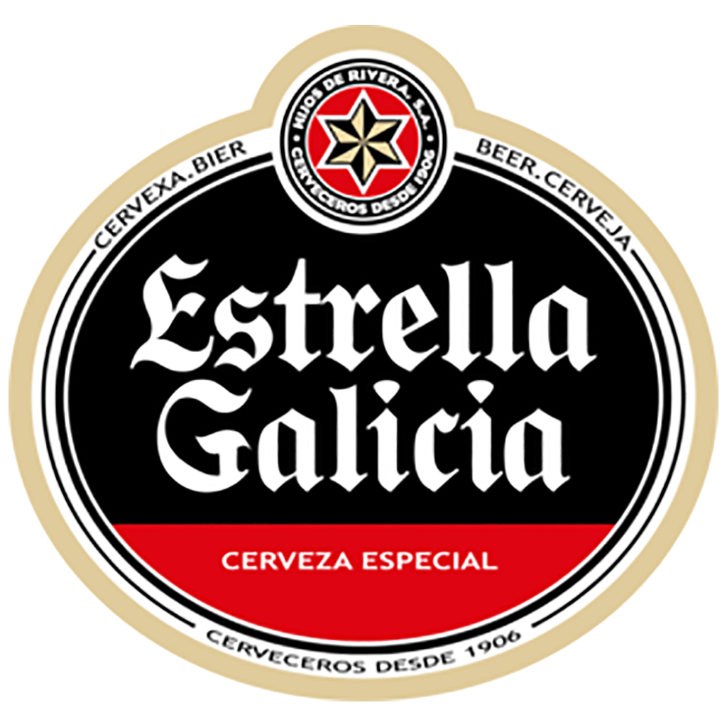 Draught Lager: Estrella Galicia:  (88 Pint Keg)