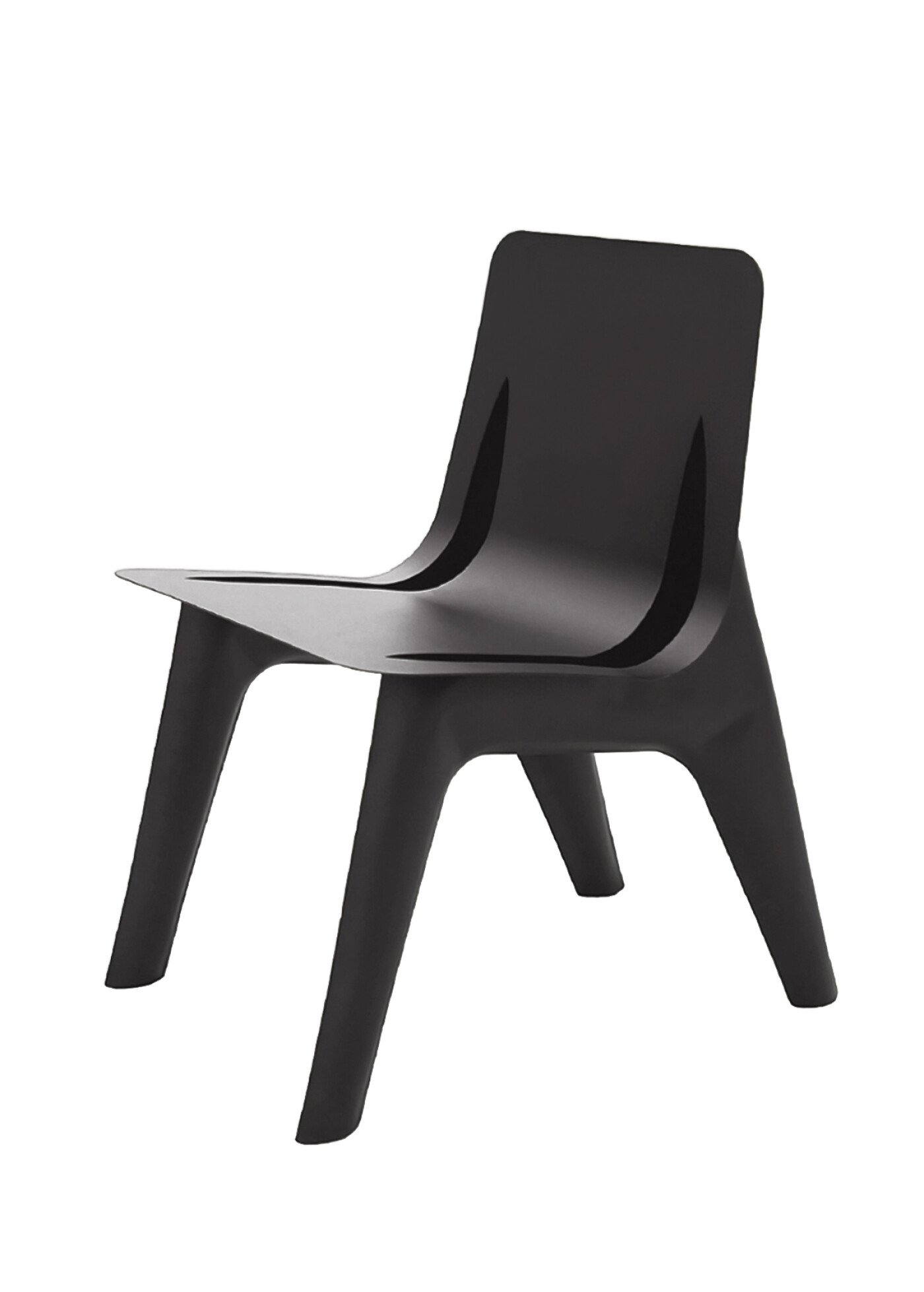 Стілець J-Chair No Leather Umbra Grey Matt 7022 Aluminium