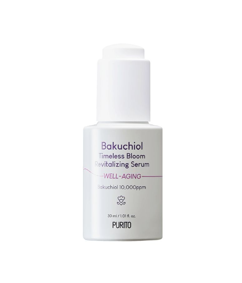 Сироватка з бакучіолом відновлювальна Purito Seoul Bakuchiol Timeless Bloom Revitalizing Serum 30 ml