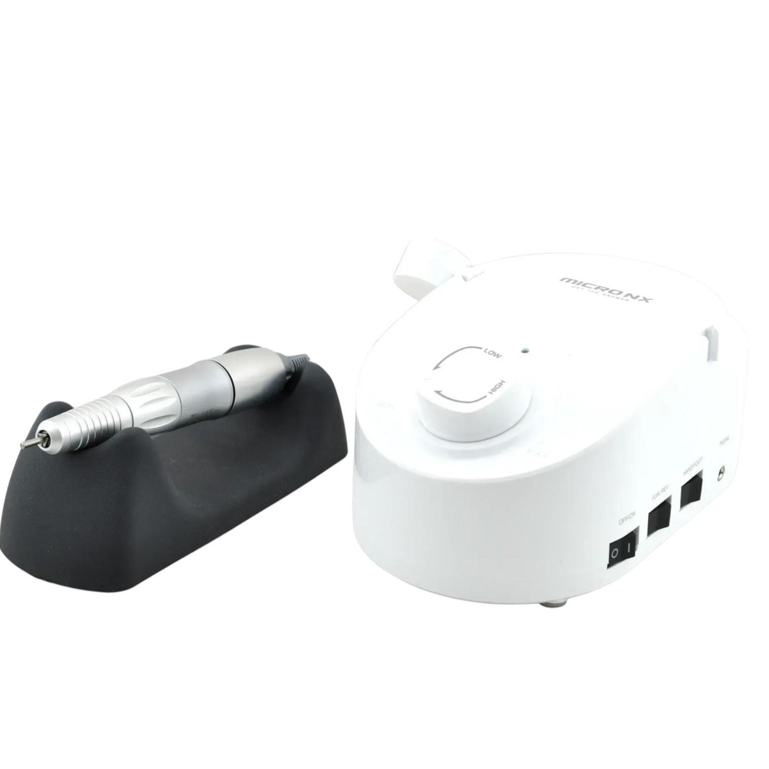 Фрезер для манікюру Micro-NX 201n білий (з ручкою 100Q)