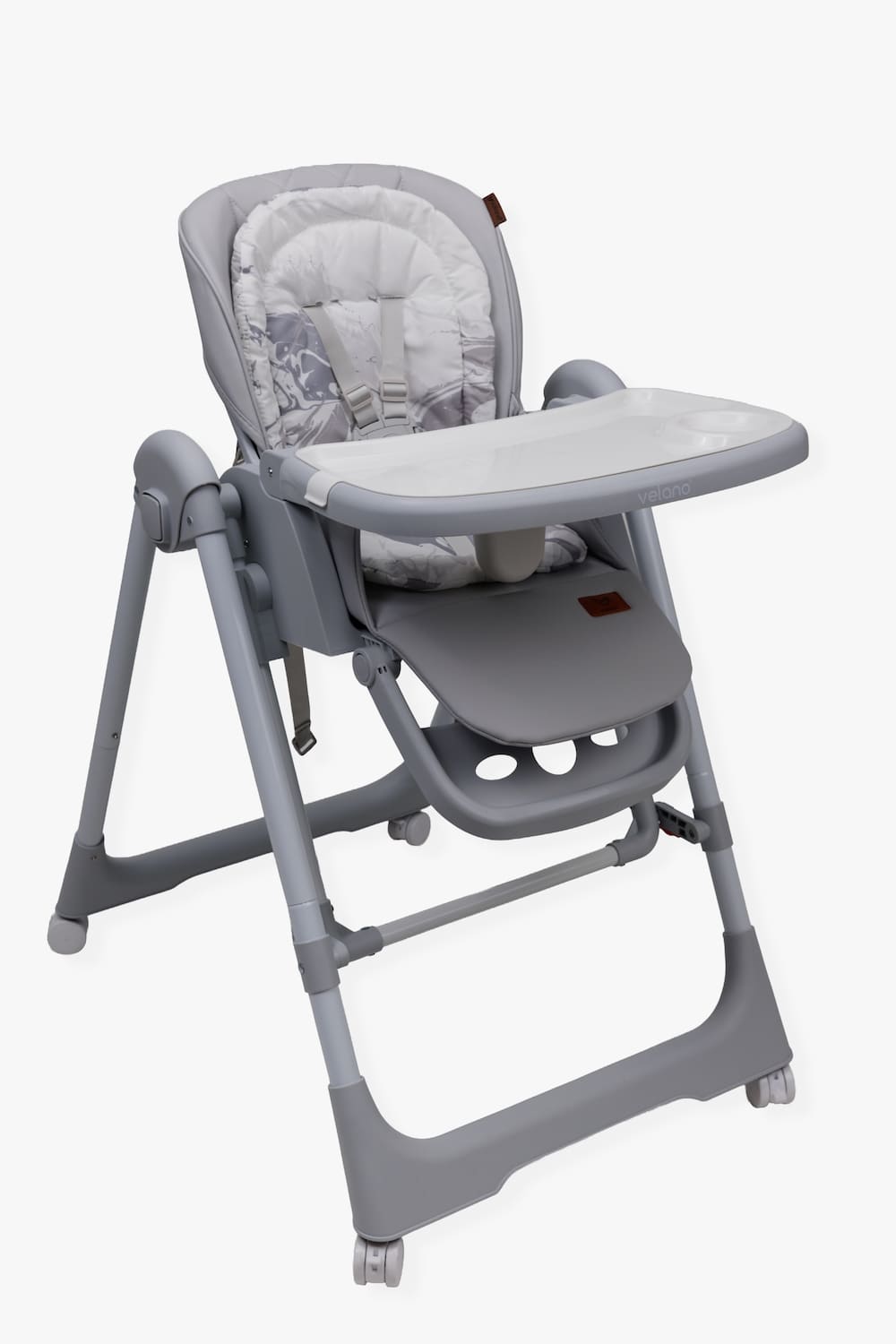 Стілець для годування дитини VELANO Nomi 2 в 1 (Сірий)