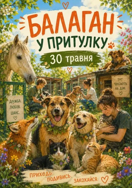 Балаган у притулку "Бест Френдс"