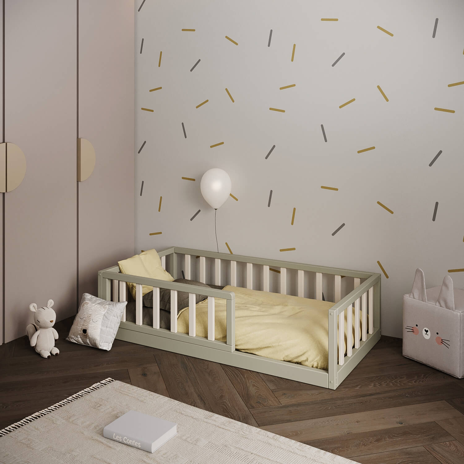 Ліжко Classic Монтессорі | маніж | підлогове | ясен