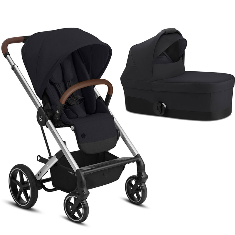 Коляска Cybex Balios S Lux SLV 2 в 1 Deep Black