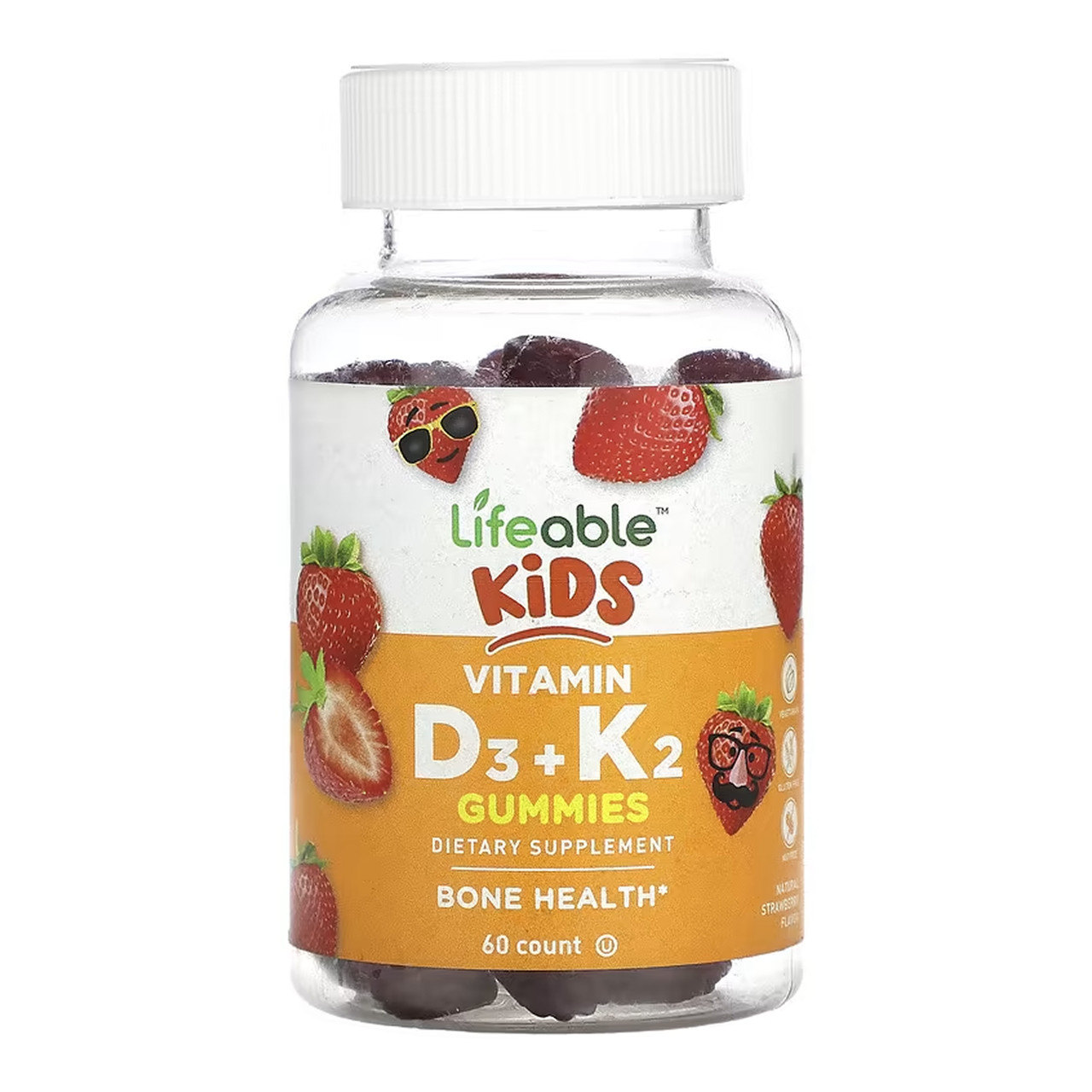 Vitamin D3 + K2 Kids - 60 gummies