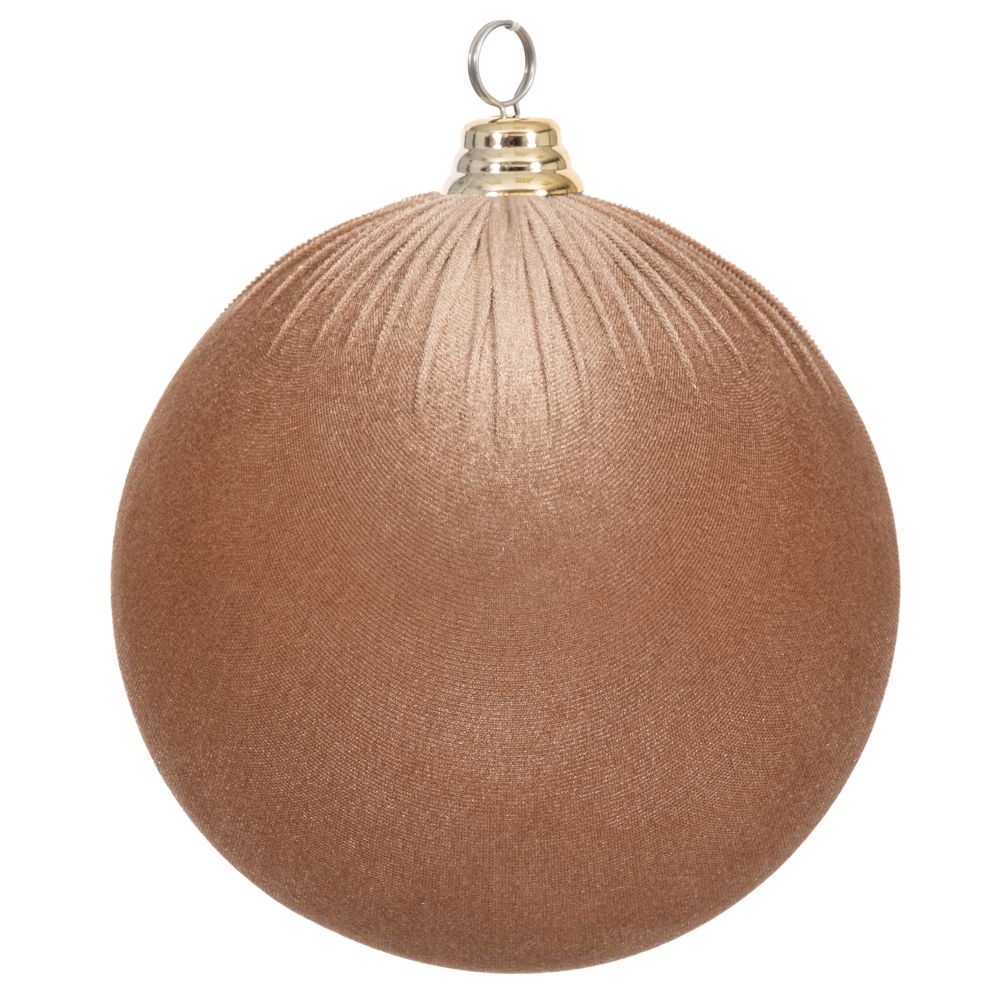 Оксамитова куля Беж 30 см