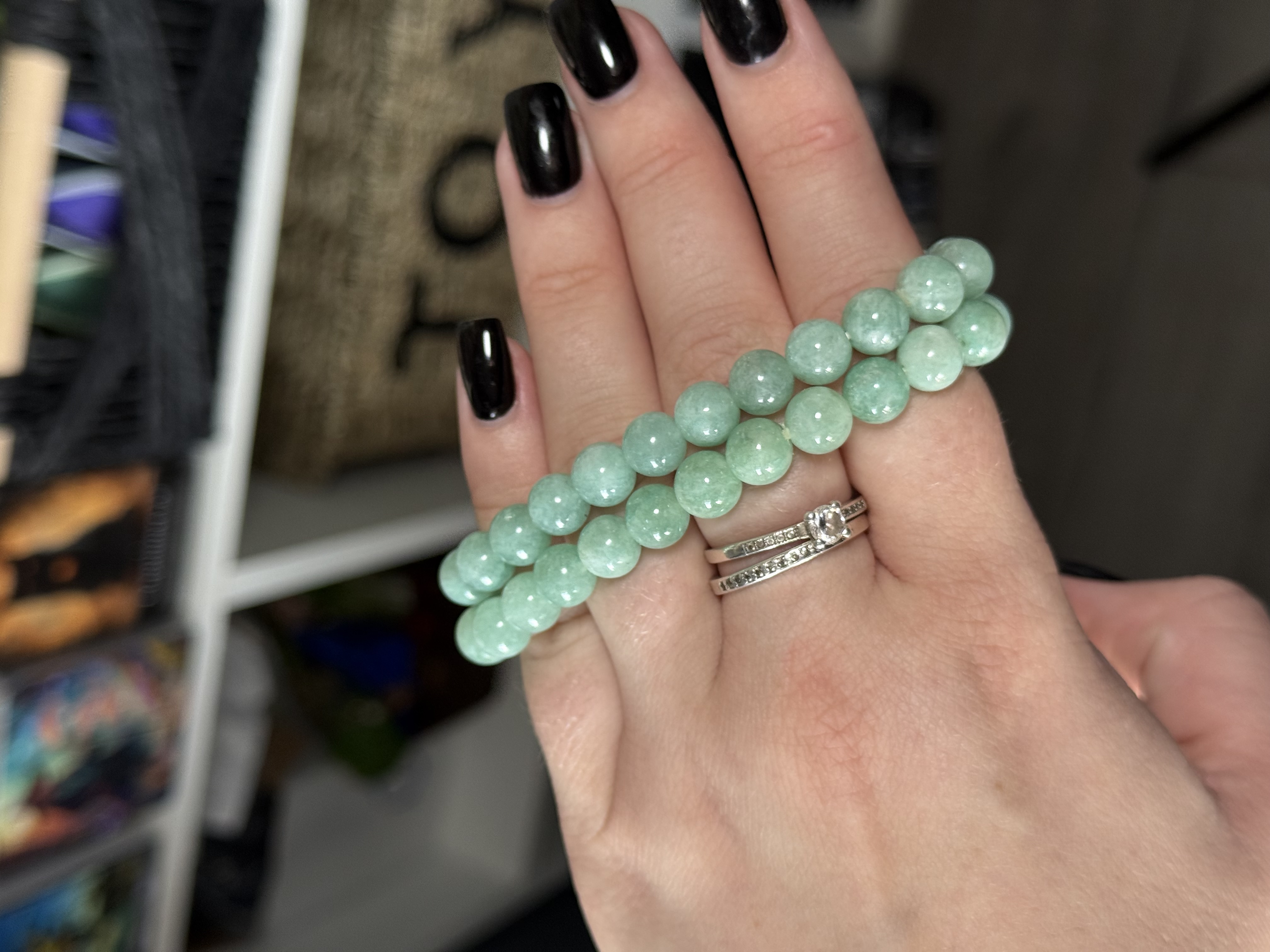 Браслет з натурального камня Амазоніт