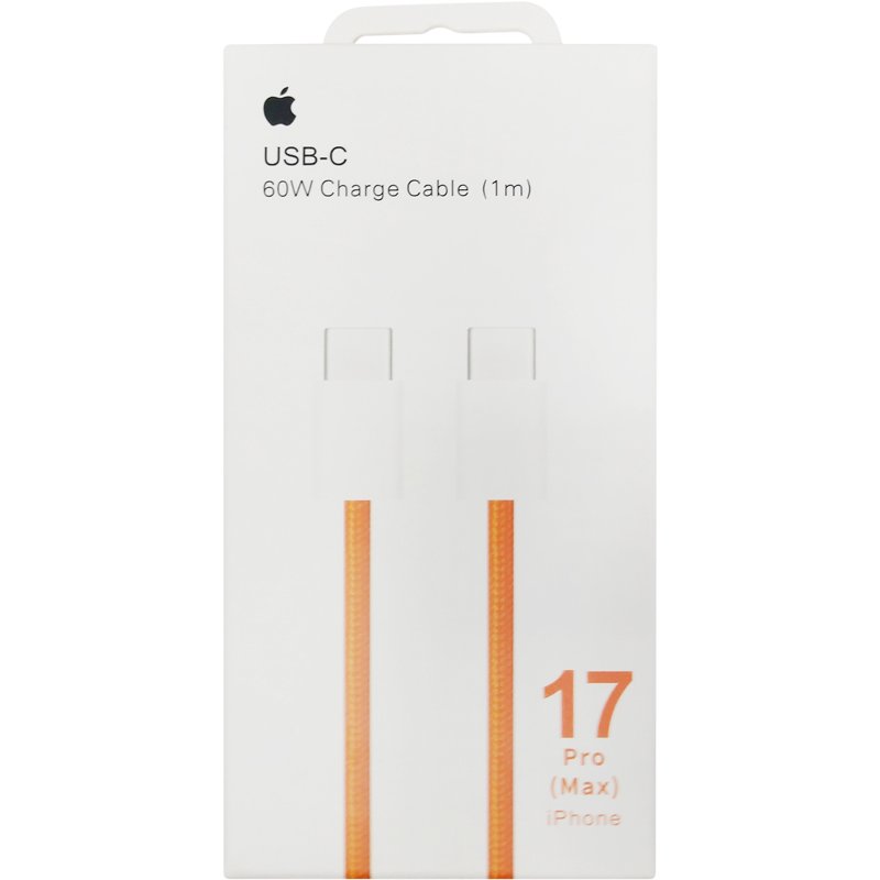 Кабель USB Original Quality Type-C to Type-C 1m 60W (інструмент для вилучення SIM-карт)(Woven) (коробка) Orange 