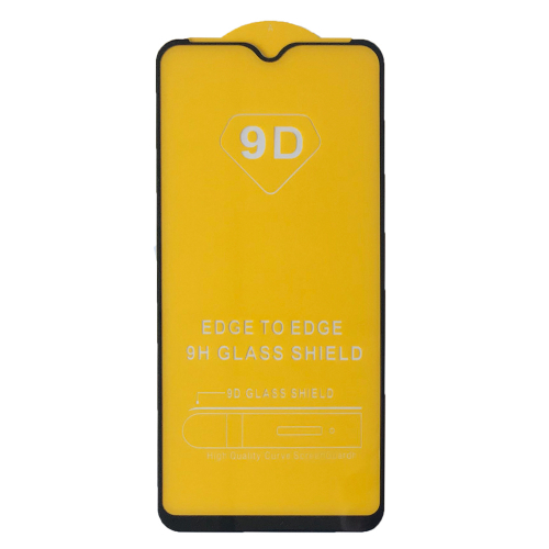 Захисне скло 9D for Samsung A10s (A107) / M10S (M107) чорне тех пак