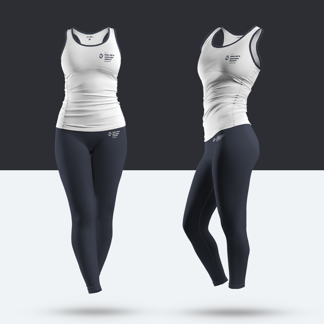 6 Mockups Tank Top and Leggings