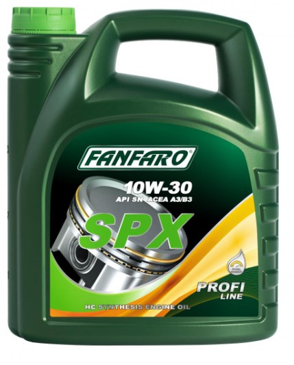 Моторна олива гідросинтетична Fanfaro 10W30 SPX  4л