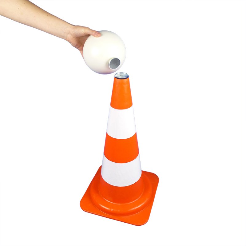 Laser scanning traffic cone