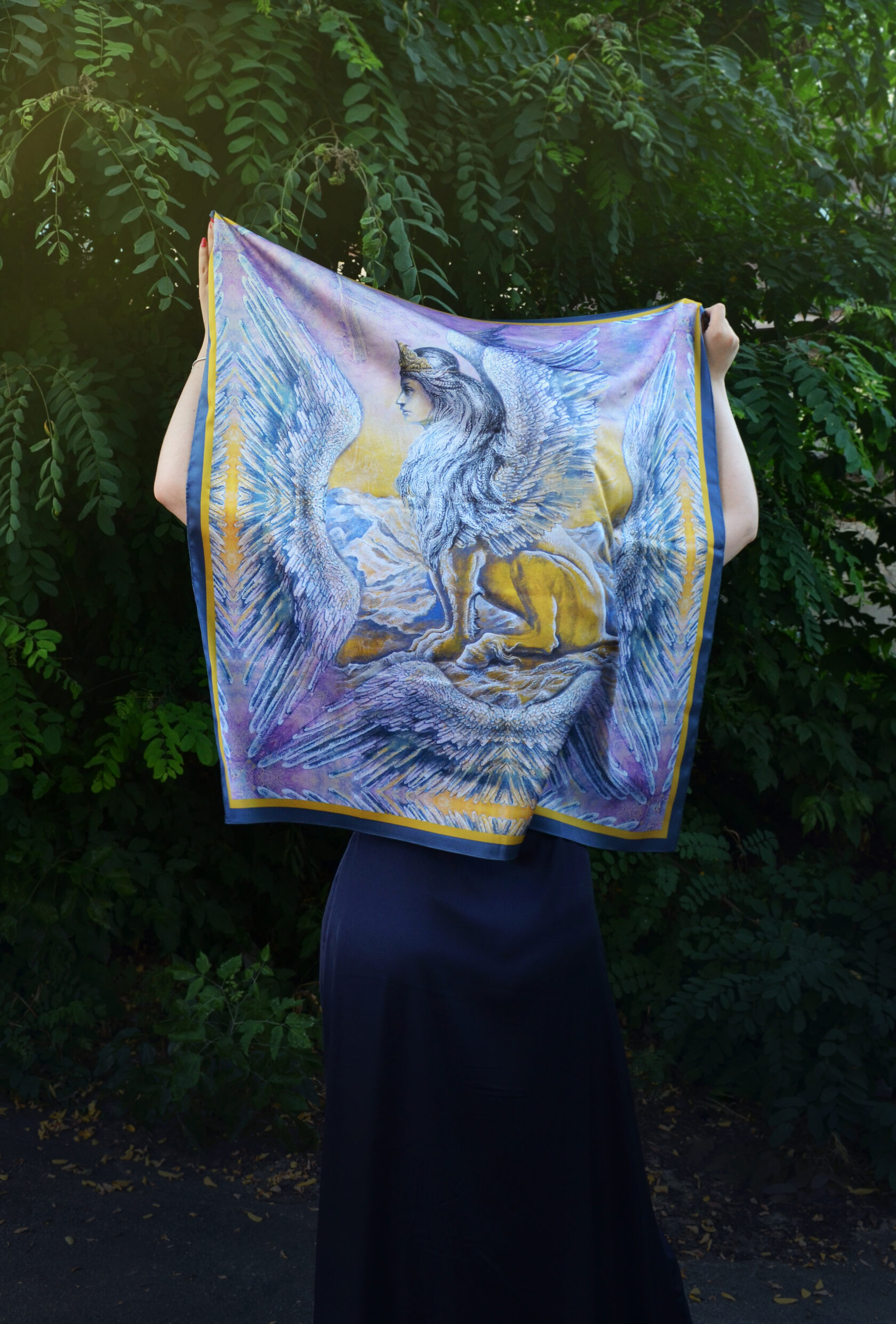 "Sphynx/Anzus" headscarf