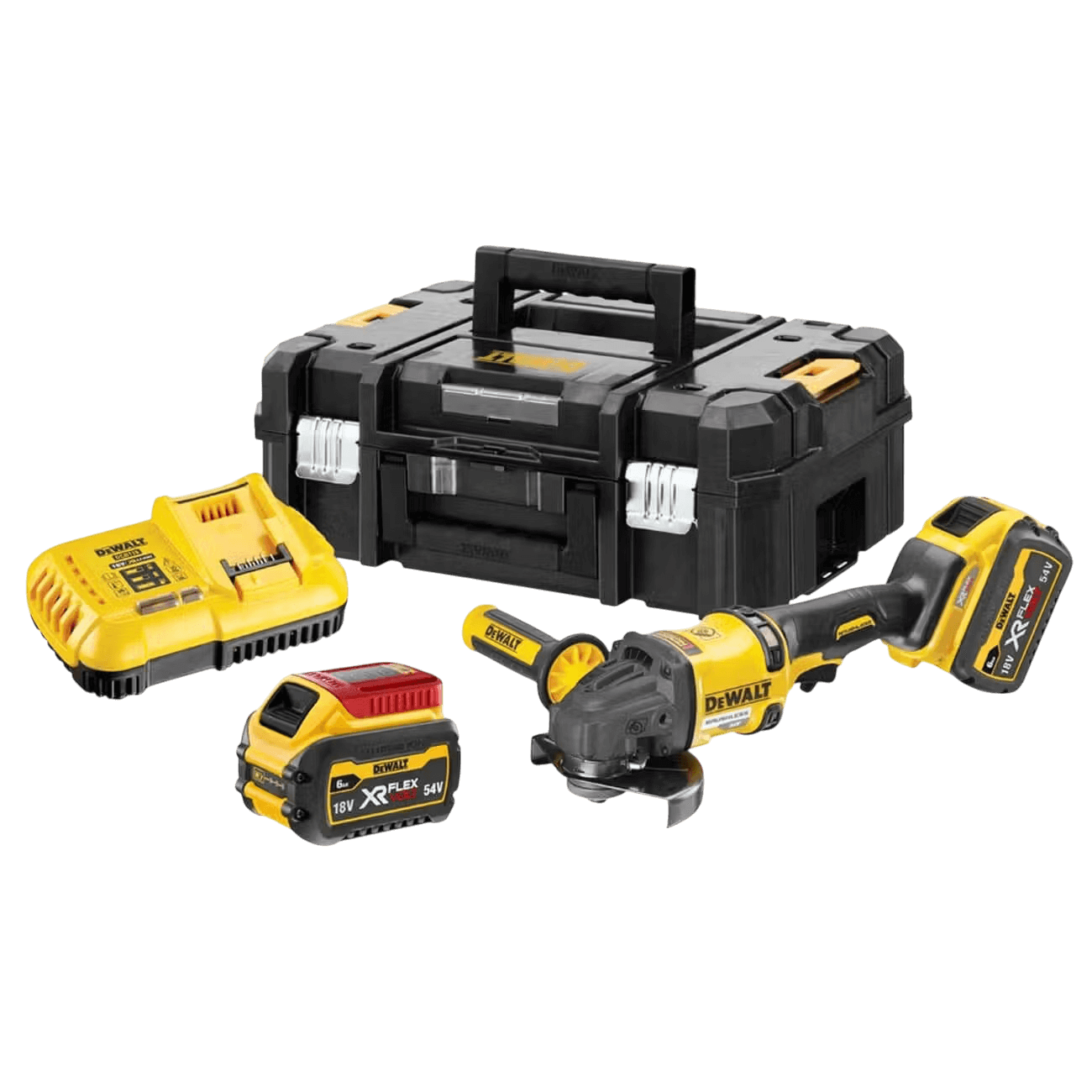 Шліфмашина кутова - болгарка Ø125 акумуляторна безщіткова DeWALT DCG418T2