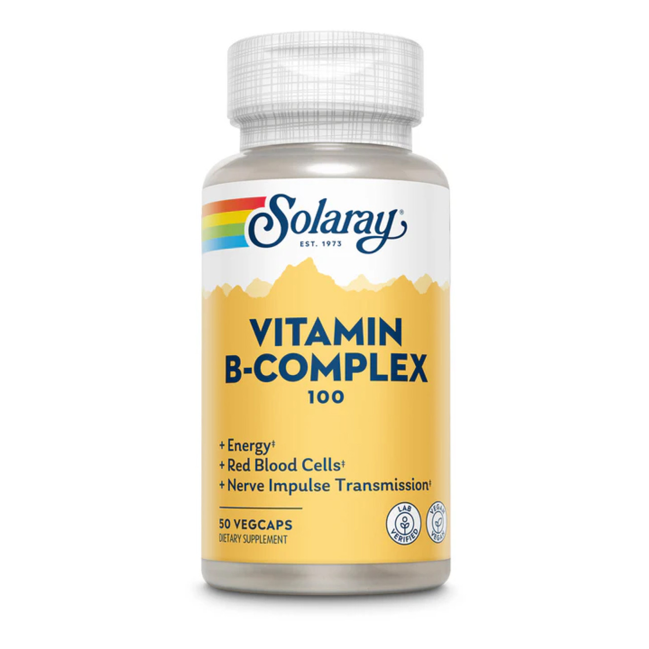 Комплекс вітамінів групи Б, Vitamin B-Complex 100 - 50 vcaps
