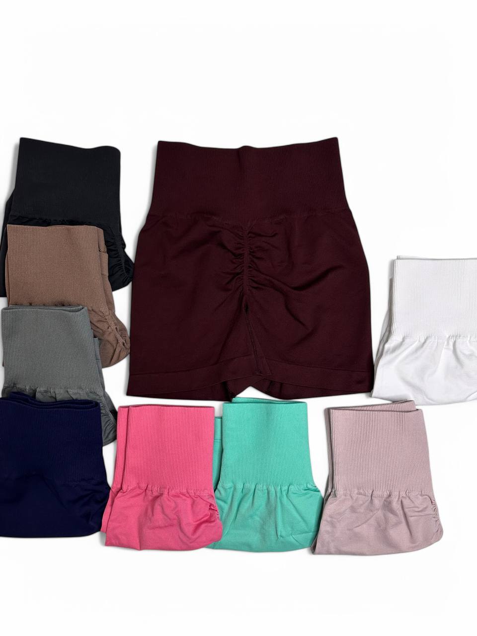 Укорочені вело з пуш- ап ефектом з гладкої мікрофібри в наявності в 9 кольорах