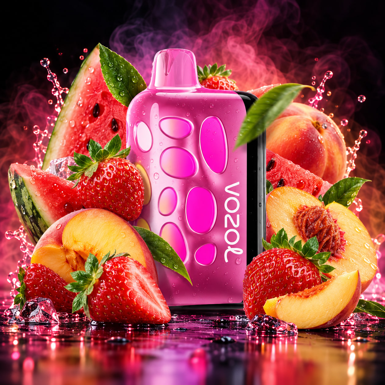 Vоzоl Rаvе 40000 Strawmelon Peach (Полуниця Кавун Персик)