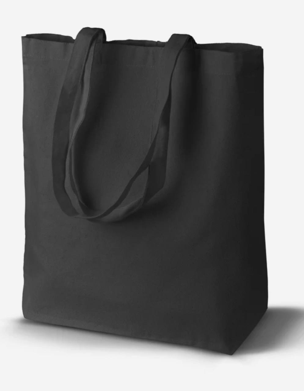 Шопер чорний класичний з дном