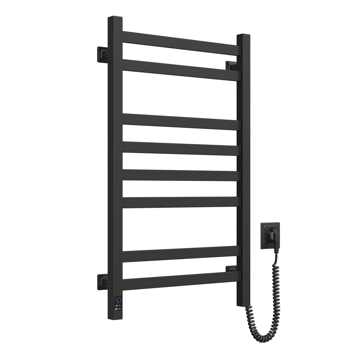 Рушникосушка електрична NAVIN Авангард 480×800 Sensor (чорний муар, права, таймер)