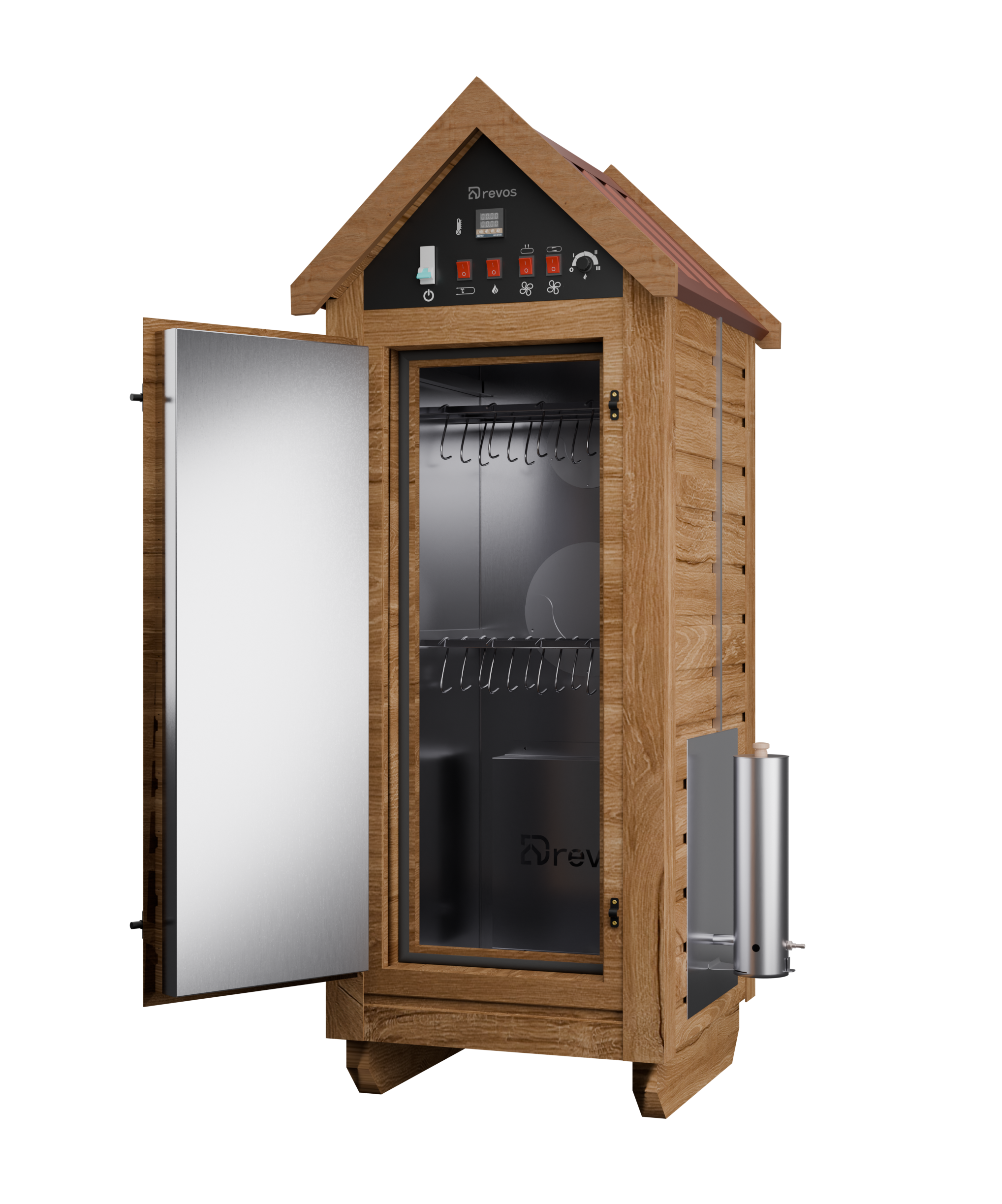 Коптильня 3 в 1 Сімейна 2.0 для гарячого та холодного копчення, сушіння