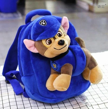 Рюкзак дитячий Paw Patrol зі знімною іграшкою Гонщик Синій