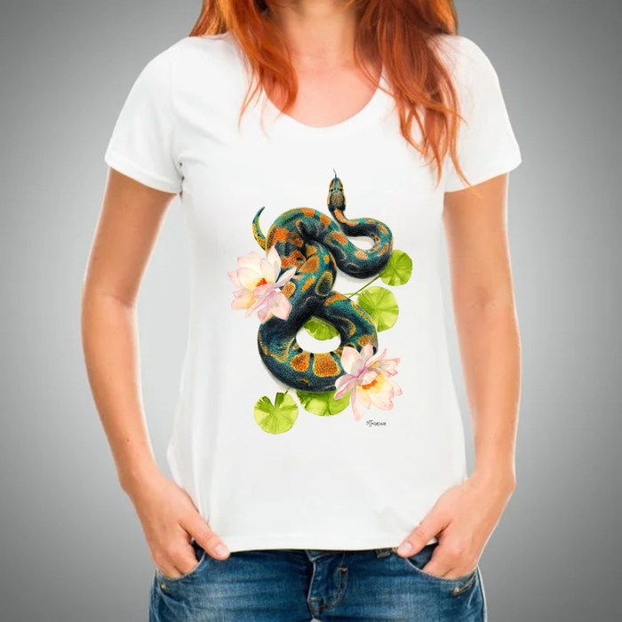 Авторська футболка Змія
