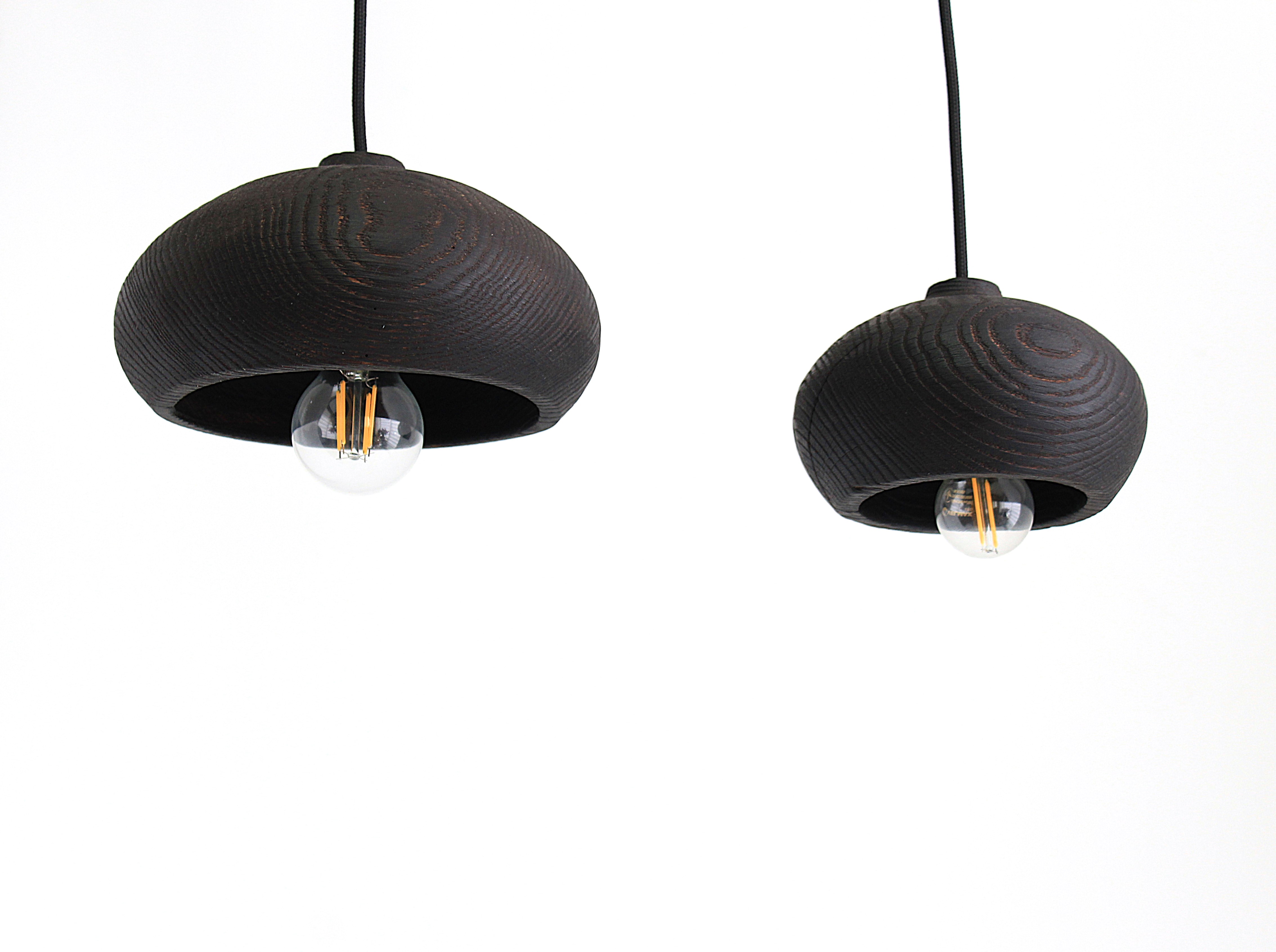 Набір люстр з дерева ручної роботи