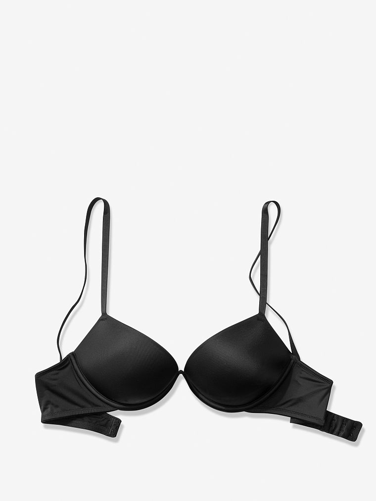 Бюстгальтер VS Pink Super Push-Up Bra чорний
