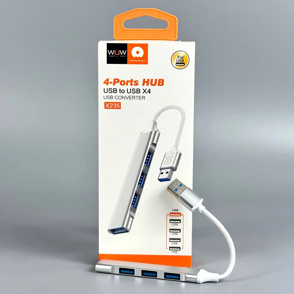 USB хаб WUW X235 на 4 порти USB 3.0