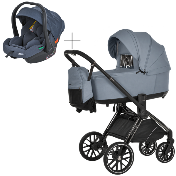 Коляска універсальна 3в1 El Camino PRESTIGE ME 1124-3 Frost Gray