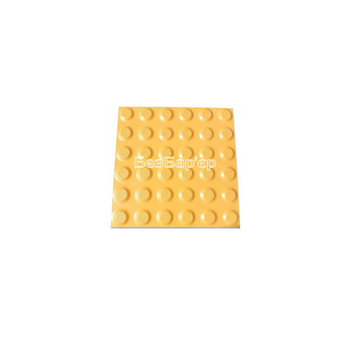 Тактильна плитка поліреутанова "Конус" самоклеюча 300х300х3