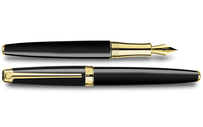 Пір'яна ручка LÉMAN™ EBONY BLACK GOLD