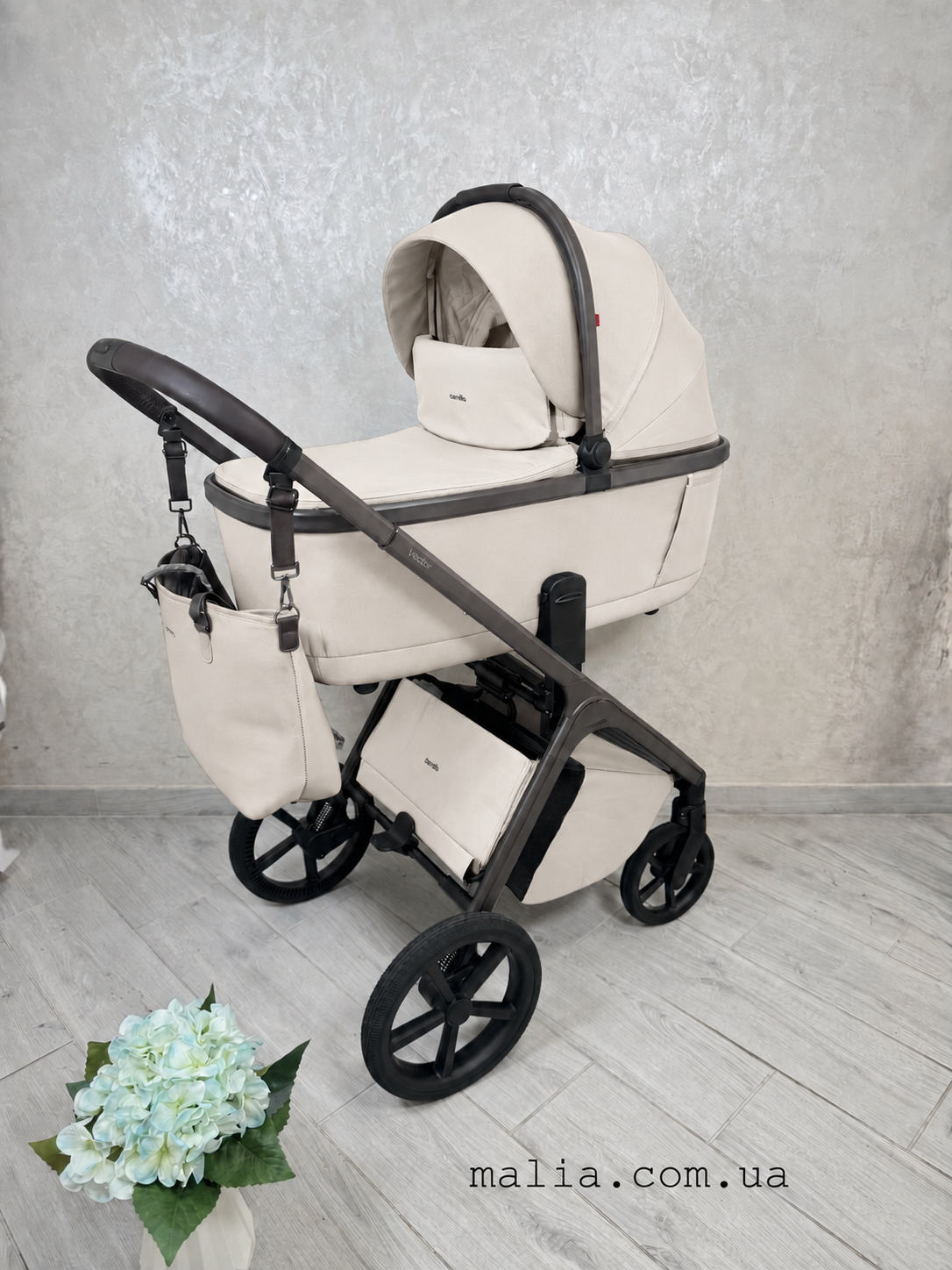Коляска універсальна CARRELLO Vector CRL-6552 2в1 Angora Beige