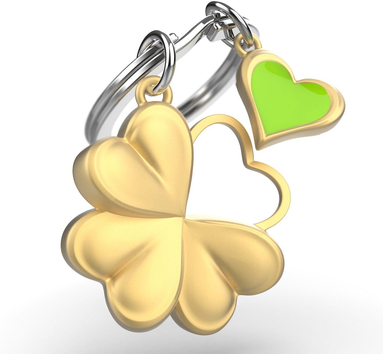 Брелок Metalmorphose Clover 4 Luck – металевий аксесуар для удачі та ключів