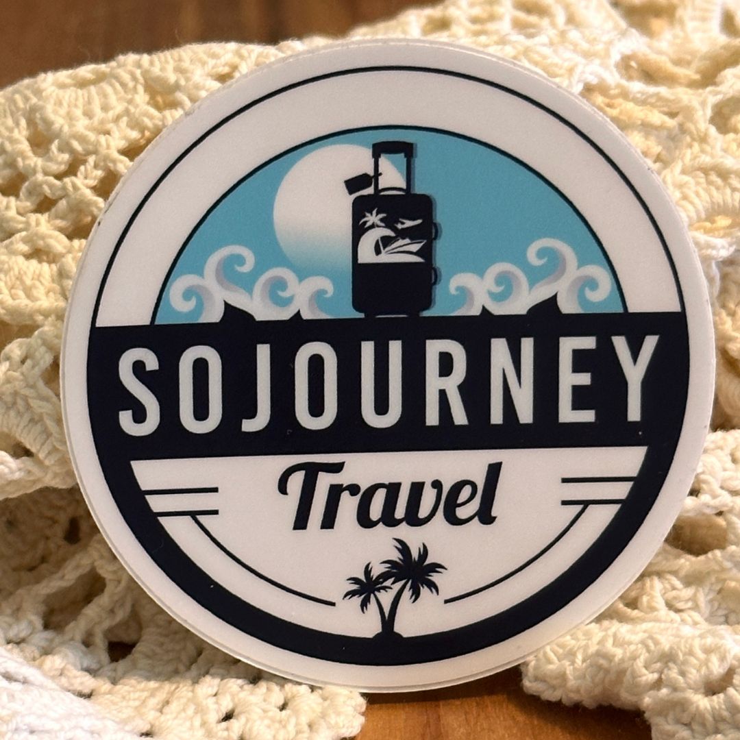 Sojourney Travel 3" Sticker