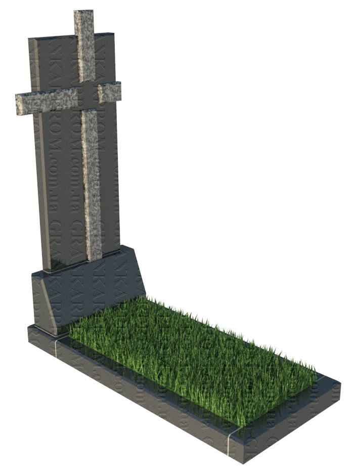 Гранітний хрест 3-36AM