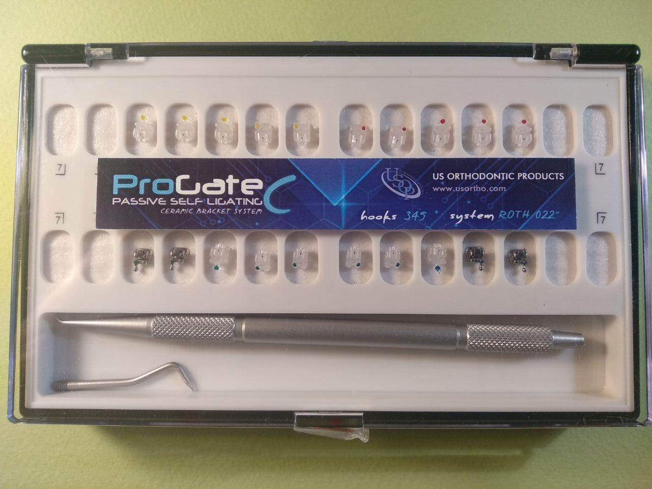 Брекети самолігуючі керамічні Pro Gate C Roth 022