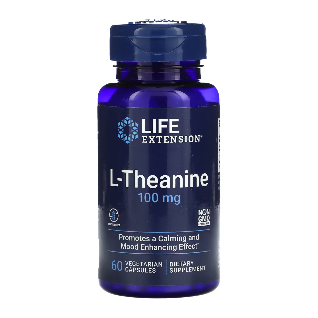 Л Теанін, L-Theanine 100 mg - 60 vcaps
