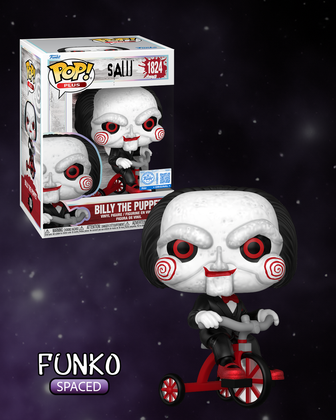 Фігурка Funko Pop Saw – Billy the Puppet | Фанко Поп Пила – Біллі Лялька #1824