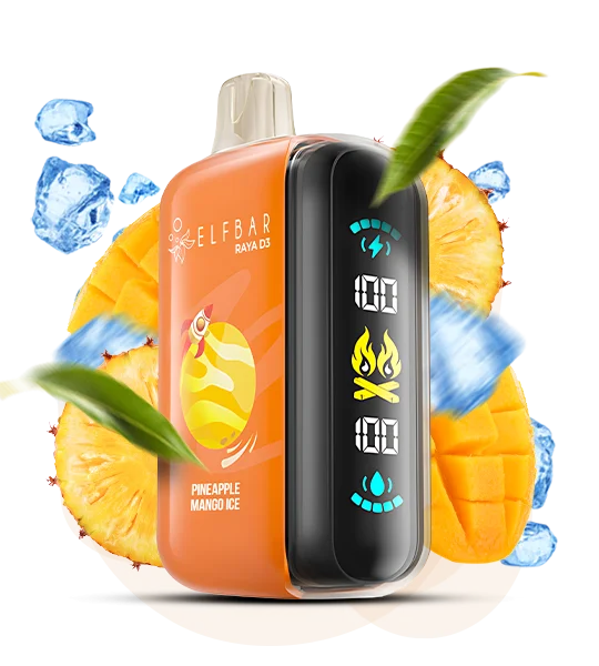 Elf Bar RAYA D3 25000 Pineapple Mango Ice ( Ананас Манго Лід )
