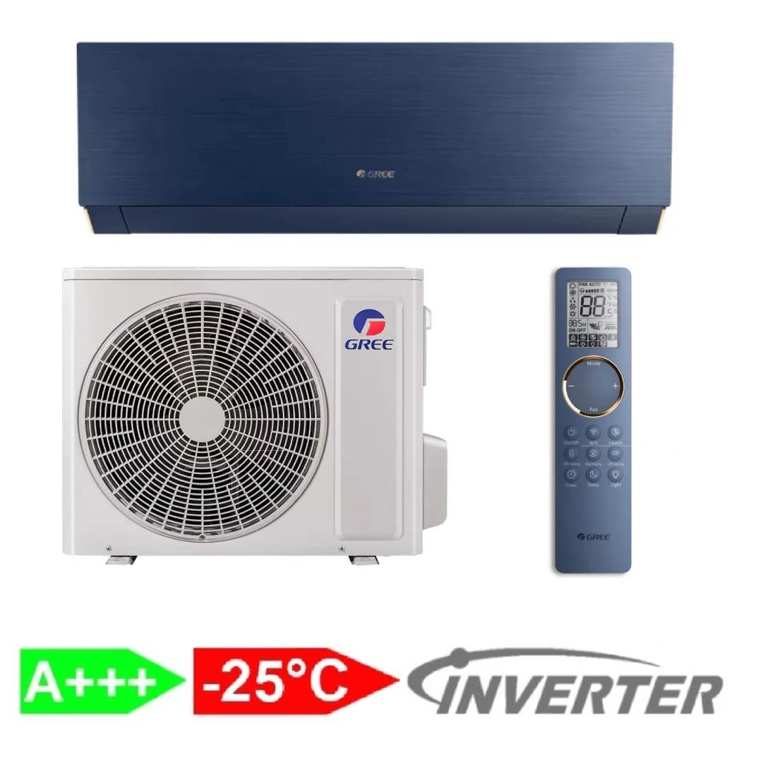 Кондиціонер Gree Clivia Inverter GWH24AUDXF-K6DNA1A Blue до 70 м²